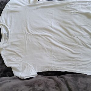 Plain white tee